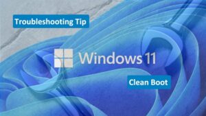 Clean Boot Your Windows